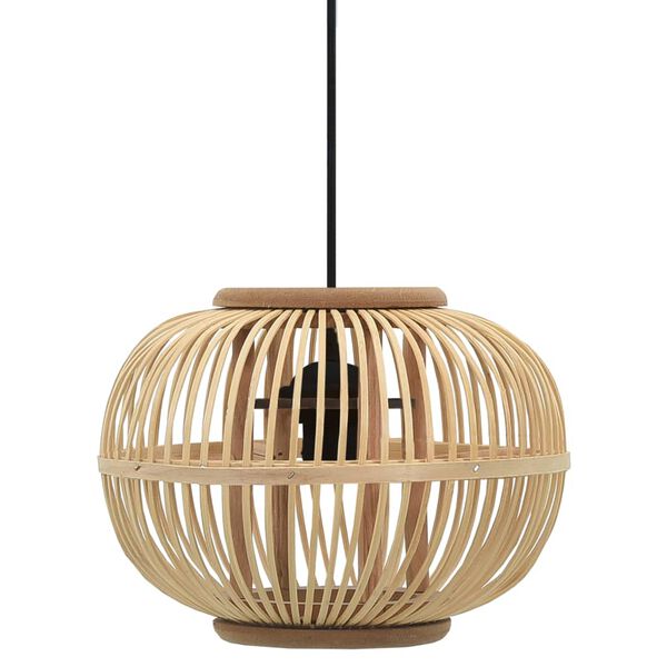 vidaXL Pakabinamas &scaron;viestuvas, 30x22cm, gluosnis, apvalus, 40W, E27