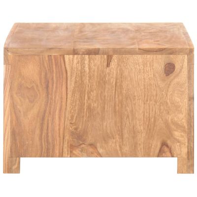 vidaXL Kavos staliukas, 80x45x30cm, dalbergijos medienos masyvas