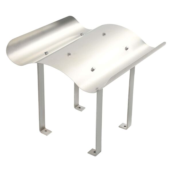 vidaXL Kamino stogelis, nerūdijantis plienas 50 x 50 x 37 cm