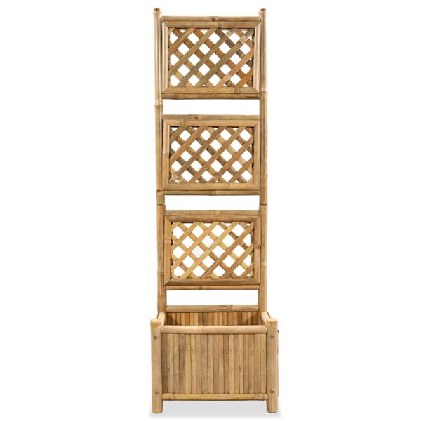 vidaXL Lovelis su bambukiniu treliažu, 40cm, aukštas