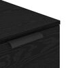 vidaXL Ofiso spinta Juodas ąžuolas 33 x 50 x 75 cm Apdirbta mediena
