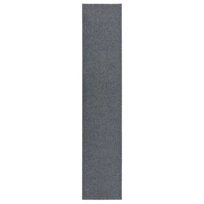 vidaXL Purvą sugeriantis kilimas-takelis, pilkos spalvos, 100x500cm