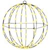 vidaXL Dovana &Scaron;ilta balta 40 x 40 x 42 cm Metalas 120 LED