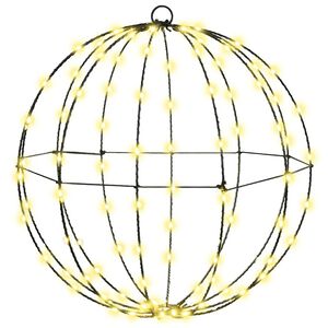 vidaXL Dovana &Scaron;ilta balta 40 x 40 x 42 cm Metalas 120 LED