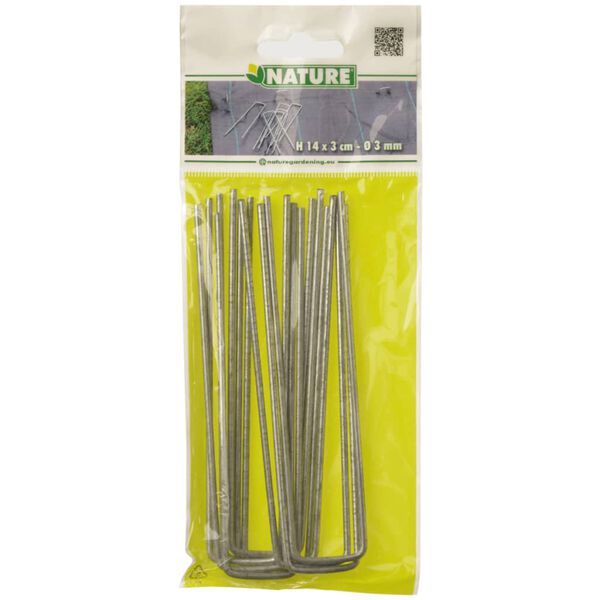 Nature Plėvelė nuo piktžolių, juoda, 2x5m, su kuoliukais