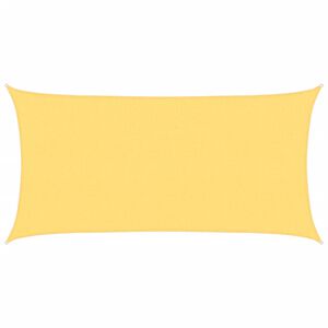 vidaXL Tentas, HDPE, Stačiakampis, 2x4 m, Smėlio Spalvos