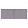 vidaXL Pavėsinė su užuolaidomis, antracito spalvos, 3x6m, plienas
