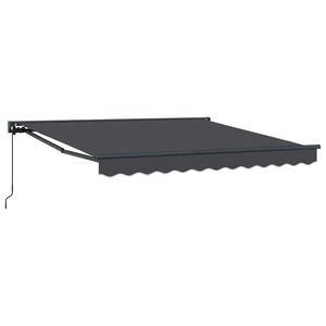 vidaXL Markizės rėmas Antracito 300 x 250 cm Poliesteris su PU danga