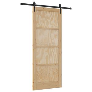 vidaXL Slankios durys ORKDAL Natūrali 86 x 211 cm