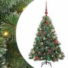 vidaXL Dirbtinė Kalėdų eglutė su 150 LED Žalia 120 cm PE ir PVC