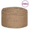 vidaXL Virvė, 250 m, 100% džiutas, 14 mm