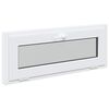 vidaXL Požeminio lango RISOR 100 x 40 cm PVC ir stiklas Balta