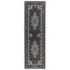 vidaXL Bėgimo kilimėlis FLORNES Austas Pilkas ra&scaron;tas 67 x 150 cm PP