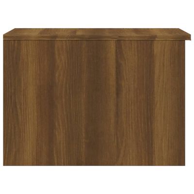 vidaXL Kavos staliukas, rudas ąžuolo, 50x50x36cm, apdirbta mediena