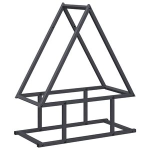 vidaXL Malkų lentyna, antracitas, 50x25x60cm, &scaron;altai valcuotas plienas