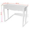 vidaXL Kosmetinis konsolinis staliukas, baltas