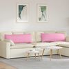 vidaXL Sofa Pagalvės 2 pcs Rožinė 120 x 40 cm audinys