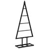 vidaXL Metalinis Kalėdų medis KUOPIO 60 cm Metalas Juoda