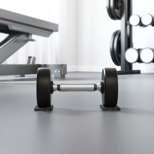 vidaXL Gumos volas Juoda Guma