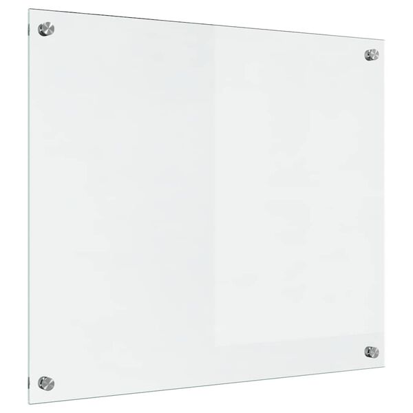 vidaXL Virtuvės užpakalinė plokštė Skaidrus 70 x 60 cm