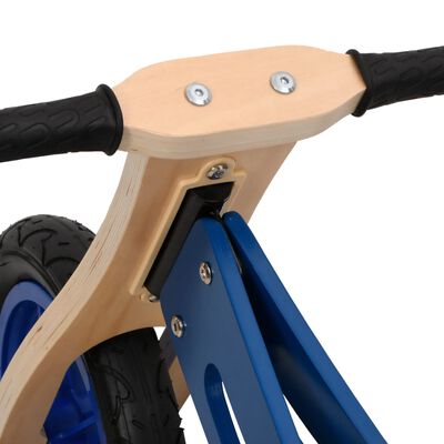 vidaXL Balansinis dviratis su pneumatinėmis padangomis, mėlynas