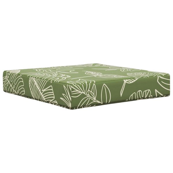 vidaXL Lauko sofa pagalvėlė 3 pcs Lapų dizainas Poliesteris