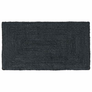 vidaXL Zoninės kiliminės dangos Tamsiai pilka 60 x 110 cm Džiutas