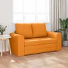 vidaXL Sofa lova 60cm Tamsiai geltona audinys