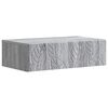 vidaXL Sieninis &scaron;oninis staliukas Pilka Sonoma 59 x 34,5 x 17 cm