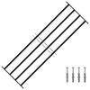 vidaXL Langų saugumo grotelės 175 x 60 cm Galvanizuotas plienas