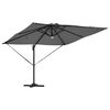 vidaXL Roma Parasol Antracitas 286 x 285 x 270 cm