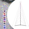 vidaXL LED Kalėdų eglutė 615 LED Spalvingi 404,5 cm