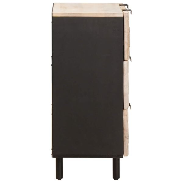 vidaXL Kabalas Baltos skalbimo apdaila 60 x 33 x 75 cm