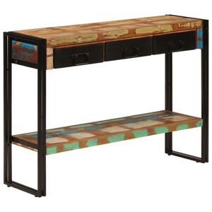 vidaXL Konsolinis staliukas, 110x30x76cm, perdirbtos medienos masyvas