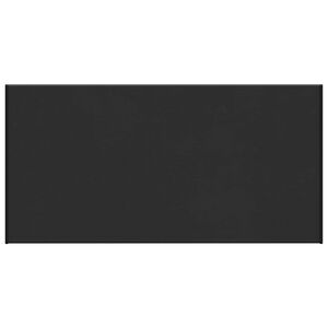 vidaXL Langų palangė Juoda su medienos tekstūra 80 x 45 x 4,5 cm PVC