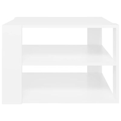 vidaXL Kavos staliukas, baltos spalvos, 60x60x40cm, MDP