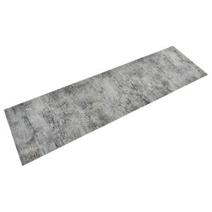 vidaXL Virtuvės kilimėlis, 45x150cm, aksomas, plaunamas, betonas