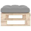 vidaXL Sodo otomanė i&scaron; paletės, impregnuota pu&scaron;ies mediena