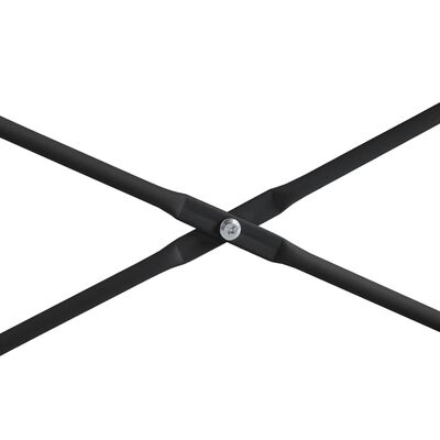 vidaXL Kompiuterio stalas, juodas ir ąžuolo, 110x72x70cm, mediena