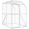 vidaXL Vi&scaron;tų būdas Sidabrinė 200 x 200 x 215 cm Galvanizuotas plienas