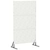 vidaXL Privatumo žaliuzės 100 x 50 x 180 cm Plienas Balta