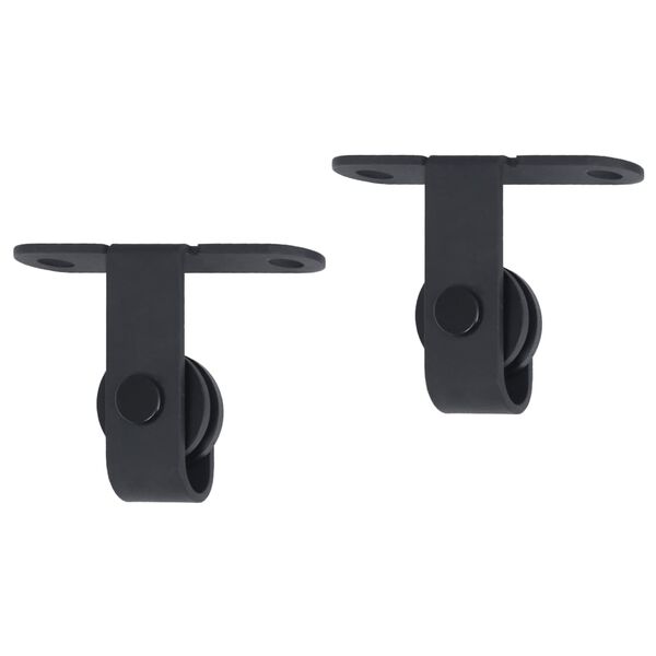 vidaXL Stumdomų spintelės durelių sistemos rinkinys, 200cm, plienas