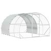 vidaXL Vi&scaron;tų būdas Sidabrinė 400 x 300 x 200 cm Galvanizuotas plienas