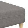 vidaXL Sofa su pagalve 3 pcs Taupe audinys