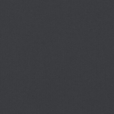 vidaXL Saulės gulto čiužinukas, juodos spalvos, 186x58x3cm, audinys