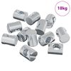 vidaXL Cilindrinės veržlės 3462 pcs Sidabro M6 x 13 mm Metalas
