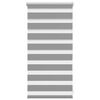 vidaXL Zebra Žaliuzė, Roletas 40 x 100 cm, Pilkas