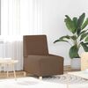 vidaXL Modulinis sofa vienetas be rankų 2 pcs Ruda 55 x 74 x 82 cm