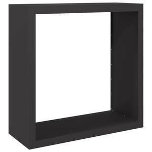 vidaXL Stovas malkoms, juodos spalvos, 100x40x100cm, plienas