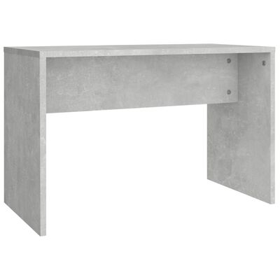 vidaXL Kosmetinio staliuko komplektas, betono pilkas, 86,5x35x136cm